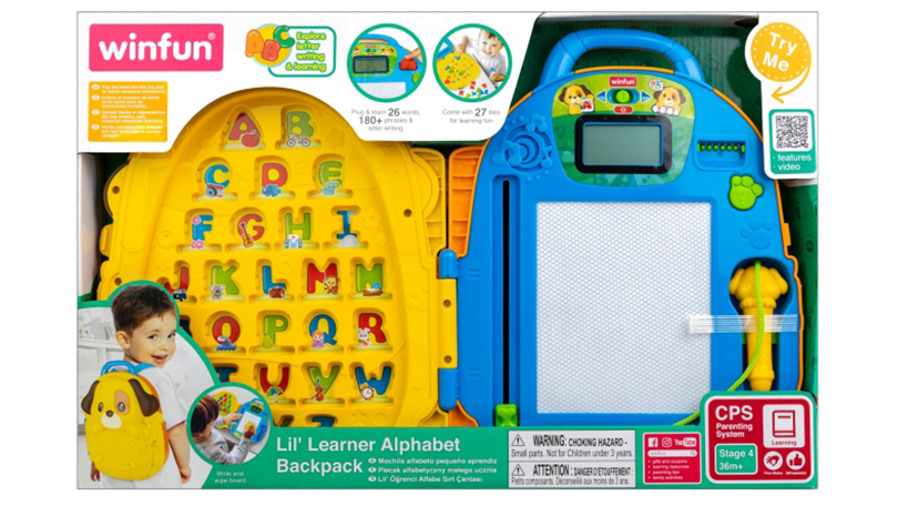 Lil' Learner Alphabet Backpack