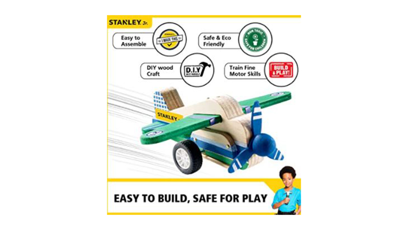 Stanley Jr. DIY Pull Back Airplane Kit