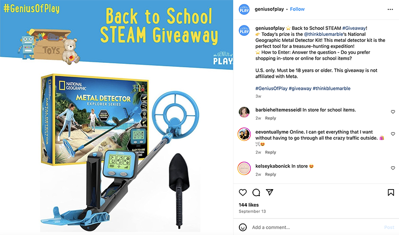 Genius of Play Back to School STEAM Toy Giveaway