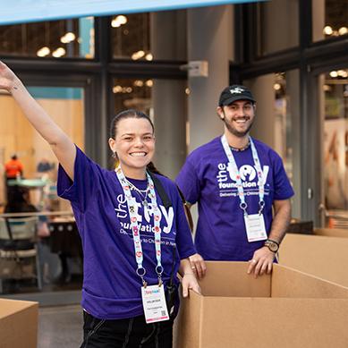 Toy pickup at Toy Fair